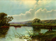 Vintage landscape and village scenes from 1910-1940s