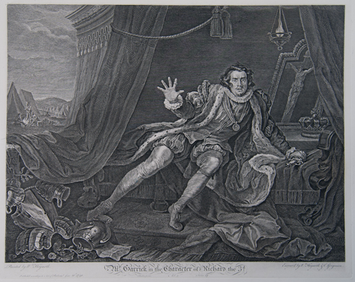 Garrick as Richard III