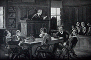 Charging the Jury - Black and White
