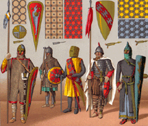 Racinet military middle ages 1