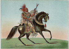 Keokuk on horseback