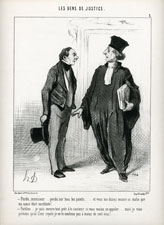 Daumier legal caricature