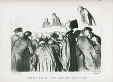 Daumier legal scene