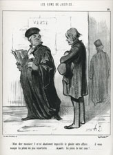 Daumier legal caricature