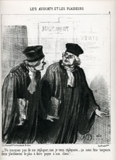 Daumier legal caricature