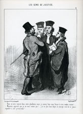 Daumier legal caricature