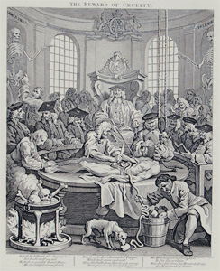 THE REWARD OF CRUELTY by William Hogarth