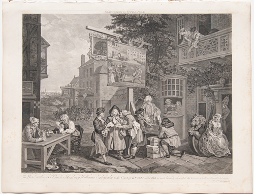 Canvassing for Votes by William Hogarth