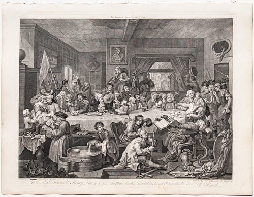 An Election Entertainment by William Hogarth