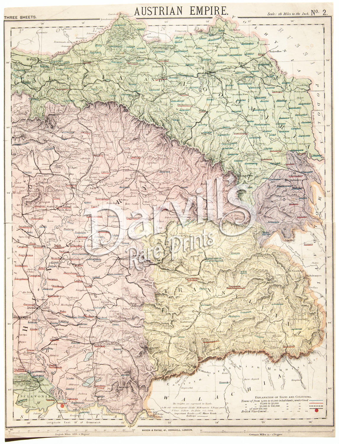 Sweden southern provinces antique map 1884