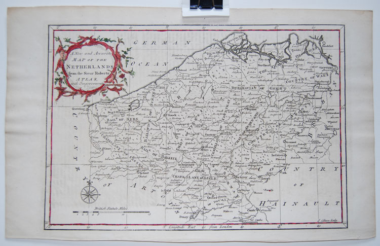 new and accurate map of the netherlands 1764