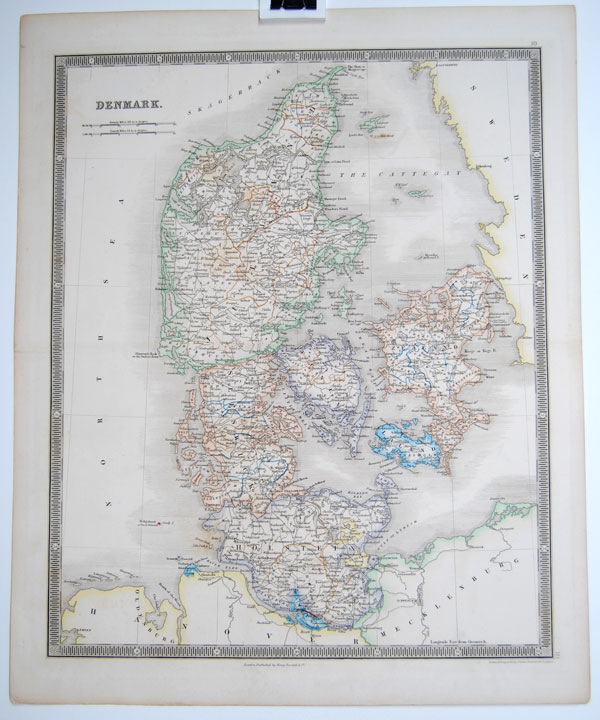 Austrian Empire map 1831 from Teesdale