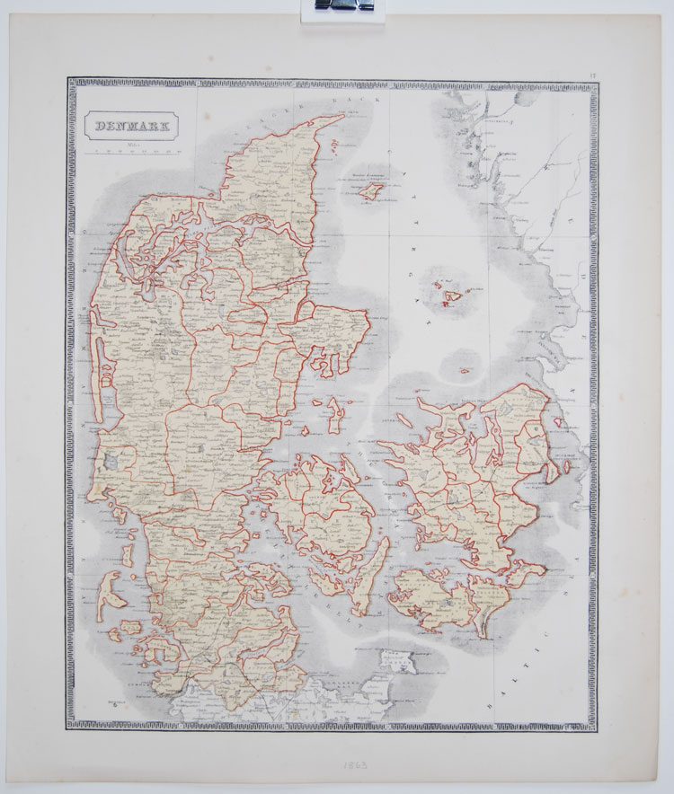 McPhun's Outlines of the World 1863 Denmark