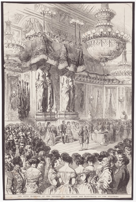 The Civil Marriage of the Emperor in the Salle des Marchaux at the Tuileries