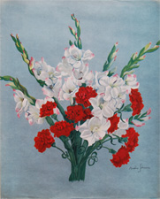 Original vintage calendar/poster prints of florals from 1910s-1940s