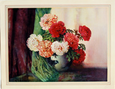 Original vintage calendar/poster prints of florals from 1910s-1940s