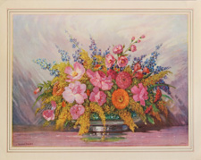 Original vintage calendar/poster prints of florals from 1910s-1940s