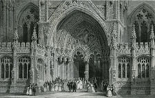 Entrance to Lincoln Cathedral