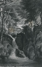 The Lower Fall at Rydal, Westmorland