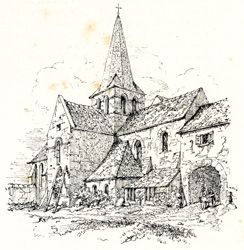 Artannes, Outside of Church