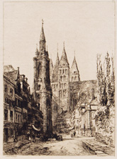 TOURNAI Plate XIII The Cathedral and Belfry