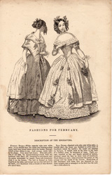 Godey's fashion print