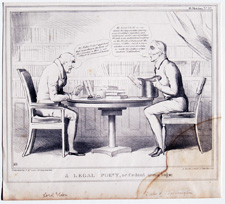 A LEGAL POINT, or 'Cedant arma logae'