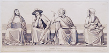 PLATE XXVIII: [FOUR SEATED FIGURES] GADDI