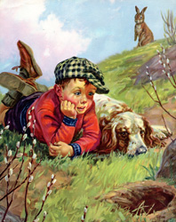 Vintage prints of 'boys being boys' from the 1930s and 1940s