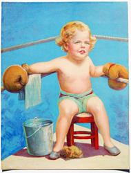 Vintage prints of 'boys being boys' from the 1930s and 1940s