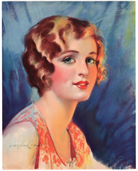 Vintage pin up art and glamourous women prints (1930s-1940s)