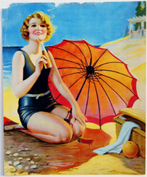 Vintage pin up art and glamourous women prints (1930s-1940s)