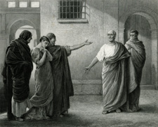 VOLUMNIA REPROACHING BRUTUS AND SICINIUS